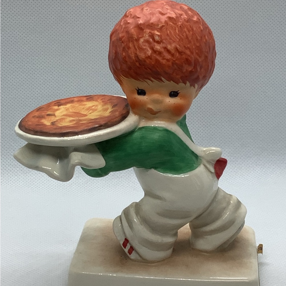 Vintage Goebel Red Heads Charlot Byj Nothing Beats a Pizza Boy West Germany 5”